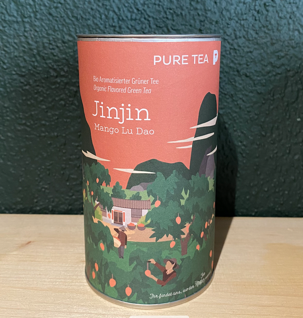 Jinjin Mango Lu Dao - Aromatisierter Grüner Tee
